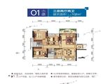 云星钱隆御景_3室2厅2卫 建面108平米