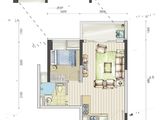 平沙九号广场_1室1厅1卫 建面51平米