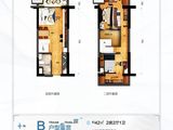 碧桂园潼湖科学城_2室2厅1卫 建面42平米
