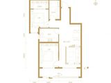 西山锦绣府_2室2厅1卫 建面89平米