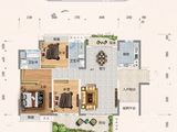 奥园隆基绿洲花园_3室2厅2卫 建面116平米