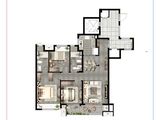 万科时代之光_3室2厅2卫 建面112平米
