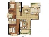 福州恒大悦珑湾_3室2厅2卫 建面120平米