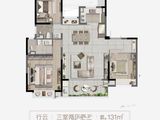春风里_3室2厅2卫 建面131平米