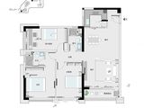 蓝郡公馆_3室2厅2卫 建面126平米