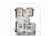 向海金融城_3室2厅2卫 建面117平米