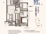 万科新都荟_3室2厅2卫 建面95平米