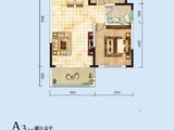 铜锣洲壹号_2室2厅1卫 建面94平米