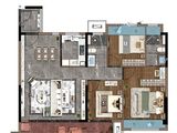 碧桂园世纪滨江_3室2厅2卫 建面120平米