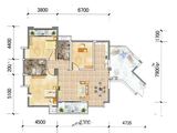 新江岸名轩_3室2厅2卫 建面110平米