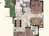 华德力公园壹号_3室2厅2卫 建面130平米