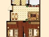 东方威尼斯_2室2厅1卫 建面88平米