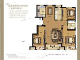 香槟花园_3室2厅2卫 建面128平米