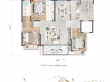 宝能滇池九玺_3室2厅2卫 建面129平米