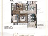 江景壹号_3室2厅2卫 建面112平米