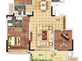 北京城房时代庄园_3室2厅2卫 建面108平米
