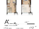 盛世滨江_啊 建面48平米