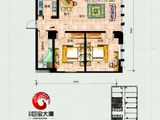 巨华巨宝大厦_2室2厅1卫 建面112平米