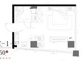 博瑞公寓_1室1厅1卫 建面50平米
