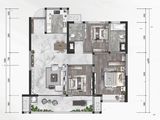 汉中荣盛滨江悦府_3室2厅2卫 建面108平米