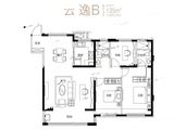 美的云筑_3室2厅2卫 建面135平米