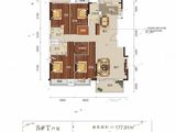 翡翠时光_4室2厅3卫 建面177平米