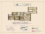 中梁壹号院_3室2厅2卫 建面122平米