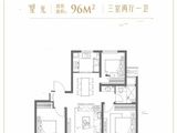 星唐府_3室2厅1卫 建面96平米
