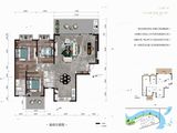 凯旋1号上水湾_4室2厅2卫 建面166平米
