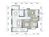 鹏顺观山云筑_3室2厅2卫 建面128平米
