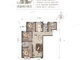 轨道城市曙光_4室2厅2卫 建面137平米