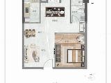 正商万熙天地_1室2厅1卫 建面72平米
