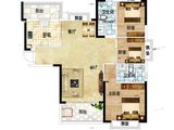 恒大悦府_3室2厅2卫 建面129平米