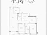 保利天汇_3室2厅2卫 建面104平米