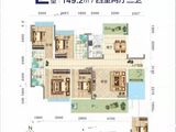 书香兰庭_4室2厅3卫 建面149平米