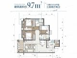 碧桂园狮子洋二期_3室2厅2卫 建面97平米