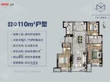万科公园都会_3室2厅2卫 建面110平米