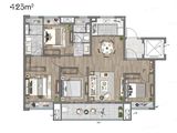 星辰四季_4室2厅2卫 建面116平米