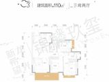 锦麟玖玺_3室2厅2卫 建面110平米
