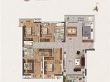 白石古莲城_4室2厅2卫 建面158平米