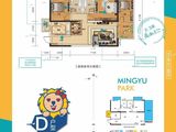 明昱公园_3室2厅2卫 建面89平米