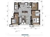 龙湖恒联桃李芳华_3室2厅2卫 建面125平米