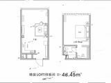 维度空间_1室1厅1卫 建面48平米