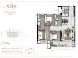 宝龙云程林江左风华_3室1厅2卫 建面89平米