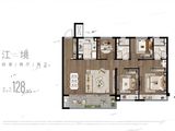 长江凌云府_4室2厅2卫 建面128平米
