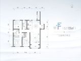 融创未来中心_3室2厅2卫 建面135平米