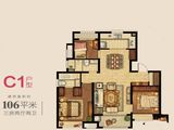 象屿上海年华_3室2厅2卫 建面106平米