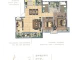 山钢地产悦和山海_4室2厅2卫 建面135平米