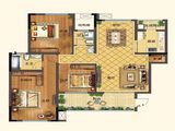 观澜城邦_3室2厅2卫 建面114平米