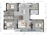 明湖璟园_4室2厅2卫 建面152平米